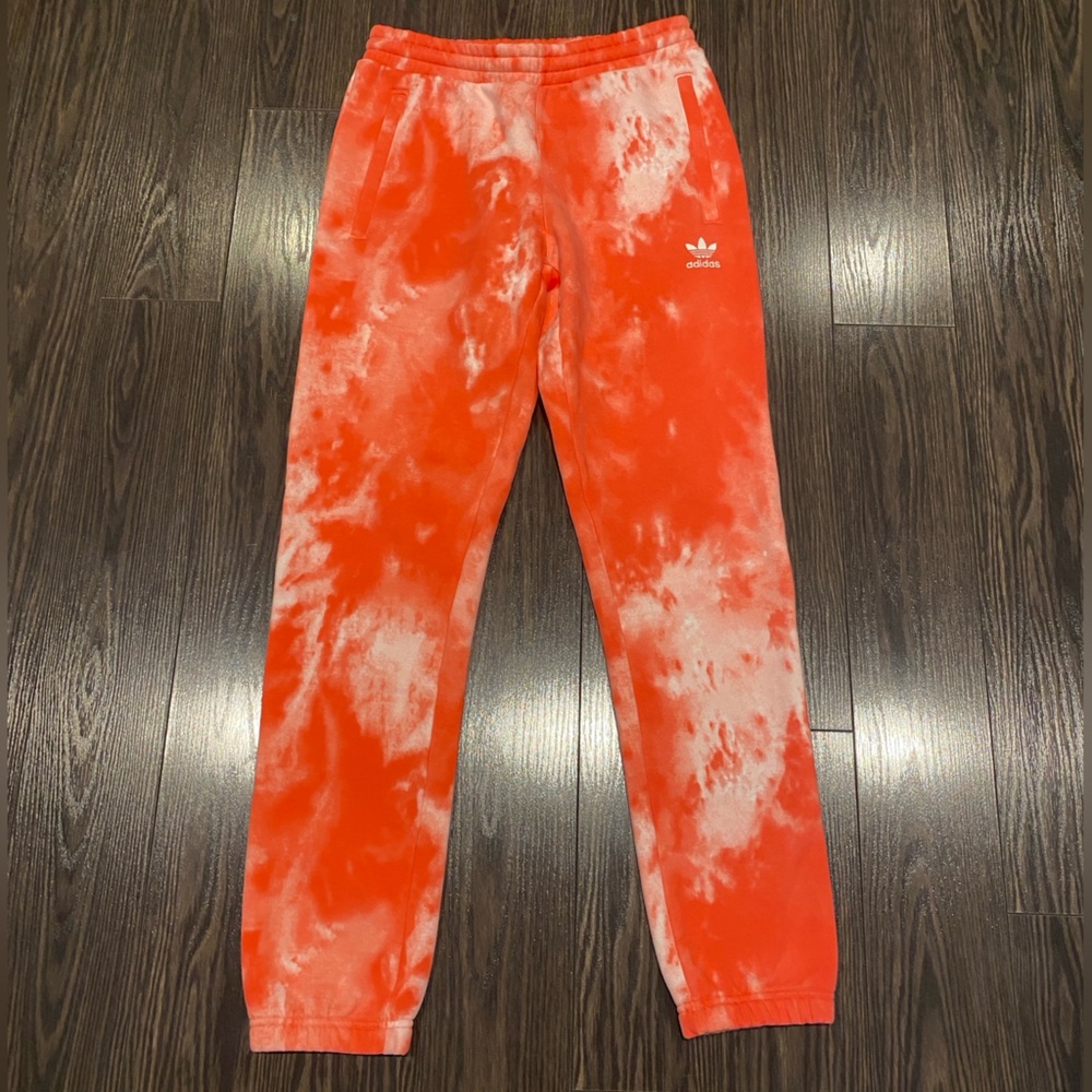Adidas Adicolour Essentials Tie Dye Joggers, size small